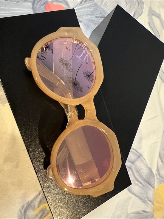 Roberto Cavalli Accessories - Roberto Cavalli Pink Round Frame Sunglasses
